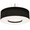 AFX Lighting Afx Lighting Montclair Satin Nickel LED Pendant Light with Drum Shade MCP2432L5AJUDSN-BK