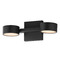 ET2 Lighting Et2 Embrace Black LED Sconce E30521-BK