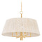 Troy Lighting Troy Lighting Azar Vintage Gold Leaf LED Pendant Light with Empire Shade F1430-VGL