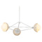 Alora Lighting Alora Lighting Alan Pepin Perth White Chandelier CH490340WHOP