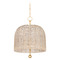 Troy Lighting Troy Lighting Lonnie Vintage Gold Leaf LED Pendant Light with Bowl / Dome Shade F1620-VGL