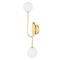 Mitzi by Hudson Valley Mitzi Daniella Aged Brass 2-Light Vanity Fixture H655102A-AGB