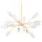 Troy Lighting Troy Lighting Aldean Vintage Gold Leaf LED Chandelier F2144-VGL