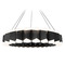 Modern Forms by WAC Lighting Modern Forms Dolman Black LED Pendant Light with Rectangle Shade PD-73528-BK