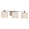 Justice Design Group Justice Design Group Era Brushed Nickel Bathroom Light POR-8443-30-WAVE-NCKL
