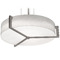 AFX Lighting Afx Lighting Apex Satin Nickel LED Pendant Light with Drum Shade APP2432L5AJUDWG-LW