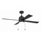 Craftmade Lighting Craftmade Lighting Mccoy Flat Black LED Ceiling Fan with Light OMCY52FB4-PC