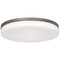 AFX Lighting Afx Lighting Oscar Satin Nickel LED Flushmount Light OSCF19LAJD1SN