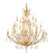 Corbett Lighting Corbett Lighting Prosecco Gold Leaf Chandelier 293-724-GL