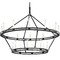 Troy Lighting Troy Lighting Sutton Textured Black Chandelier F6239-TBK