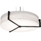 AFX Lighting Afx Lighting Apex Satin Nickel Pendant Light with Drum Shade APP3044MBES-LW