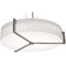 AFX Lighting Afx Lighting Apex Satin Nickel Pendant Light with Drum Shade APP3044MBWG-LW