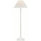Visual Comfort Signature Collection Strie Plaster White Buffet Lamp CHA8463WHT-L