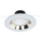 Recesso Lighting by Dolan Designs LED Retrofit Trim with Satin Nickel Reflector for 5 or 6-Inch Recessed Cans 3000K 1100 Lumens 10902-05