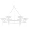 Troy Lighting Troy Lighting Cecilia Gesso White Chandelier F2606-GSW