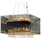Troy Lighting Troy Lighting Apollo Bronze & Polished Chrome Pendant Light with Square Shade F5905-BRZ/PC