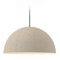 ET2 Lighting Et2 Wimbledon Light Cream LED Pendant Light with Bowl / Dome Shade E34614-LC