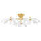Mitzi by Hudson Valley Mitzi Willa Aged Brass White 6-Light Vanity Bar H698603-AGB/TWH