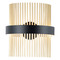 ET2 Lighting Et2 Chimes 5cct Black & Satin Brass LED Sconce E34251-BKSBR