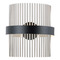 ET2 Lighting Et2 Chimes Wiz Black & Satin Nickel LED Sconce E34251-BKSN