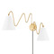 Mitzi by Hudson Valley Mitzi Ashleigh Aged Brass 2-Light Vanity Fixture HL699102-AGB