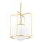 Mitzi by Hudson Valley Mitzi Tessa Small Aged Brass Double Glass Pendant H648701S-AGB