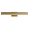 ET2 Lighting Et2 Alumilux Sideline - Bath Vanity Satin Brass LED Vertical Bathroom Light E42662-SBR