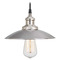 Progress Lighting Progress Lighting Archives Antique Nickel Mini-Pendant Light with Coolie Shade P5161-81