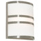 AFX Lighting Afx Lighting Plaza Brushed Nickel Sconce PLZS11MBBN