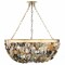 Metropolitan Lighting Flotsam 8-Light Gemstone Pendant in Brass by Metropolitan N9631