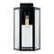 Justice Design Group Justice Design Edgeworth Medium Outdoor Wall Sconce FSN-7672W-CLER-MBLK