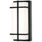 AFX Lighting Afx Lighting August Black LED Outdoor Wall Light AUGW0612LAJMVBK