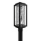 Modern Forms by WAC Lighting Modern Forms Two If By Sea Black LED Post Light PM-W41521-BK