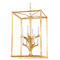 Corbett Lighting Corbett Lighting Bergamo Vintage Gold Leaf Pendant Light 435-47-VGL/GL