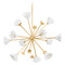 Corbett Lighting Corbett Lighting Julieta Vintage Gold Leaf Chandelier 451-38-VGL