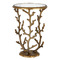 Currey and Company Lighting Currey and Company Coral Antique Brass Accent Table 4000-0141