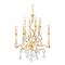 Corbett Lighting Corbett Lighting Aveline Gold Leaf Crystal Chandelier 414-23-GL