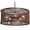 AFX Lighting Afx Lighting Austin Bronze Pendant Light with Drum Shade AUNP24MBBZ