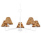 Mitzi by Hudson Valley Mitzi Suki Textured White 5-Light Chandelier H704805-TWH