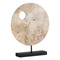 Currey and Company Lighting Currey and Company Wes Natural Stone & Black Sculpture 1200-0772