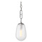 Hudson Valley Lighting Hudson Valley Lighting Bruckner Polished Nickel Mini-Pendant Light with Teardrop Shade 2106-PN