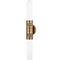 Troy Lighting Troy Lighting Liam Patina Brass & Grass Cloth LED Sconce B1226-PBR