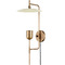 Troy Lighting Troy Lighting Manti Patina Brass & Soft Sand LED Plug and Cord Wall Lamp PTL1224-PBR/SSD