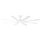 Modern Forms by WAC Lighting Modern Forms Hydra Matte White LED Ceiling Fan with Light FR-W1805-80L-MW
