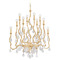 Corbett Lighting Corbett Lighting Aveline Gold Leaf Crystal Chandelier 414-34-GL