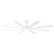 Modern Forms by WAC Lighting Modern Forms Hydra Matte White LED Ceiling Fan with Light FR-W1805-80L-27-MW