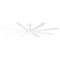 Modern Forms by WAC Lighting Modern Forms Hydra Matte White LED Ceiling Fan with Light FR-W1805-96L-MW