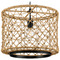 Progress Lighting Progress Lighting Atwell 4-Light Matte Black Foyer Chandelier P500420-31M