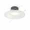 Recesso Lighting by Dolan Designs LED Retrofit Trim with White Baffle for 5 or 6-Inch Recessed Cans 3000K 1100 Lumens 10900-05