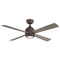 Fanimation Fans Fanimation Fans Kwad 52 Matte Greige LED Ceiling Fan with Light FP7652GR
